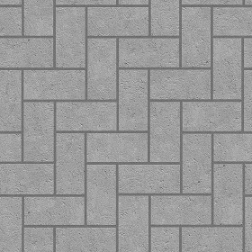 Concrete paving herringbone outdoor texture seamless 05799